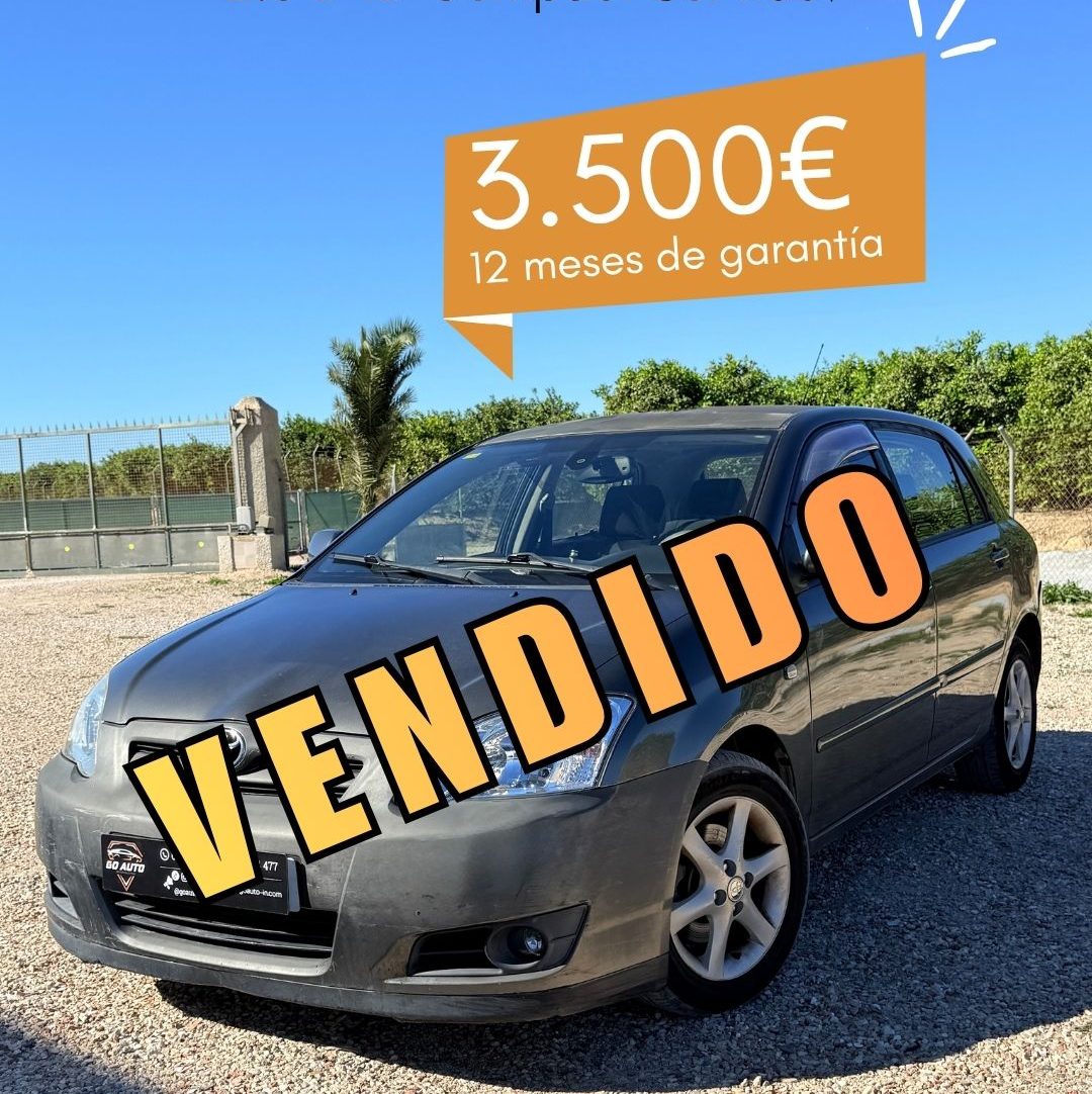 VENDIDO – Toyota Corolla 2.0 D-4D Compact Sol